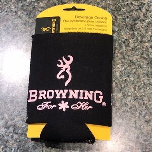 Browning For Her Beverage Coozie 3.5mm neoprene NEW in packaging